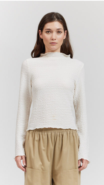 Elsewhere milk mock turtleneck