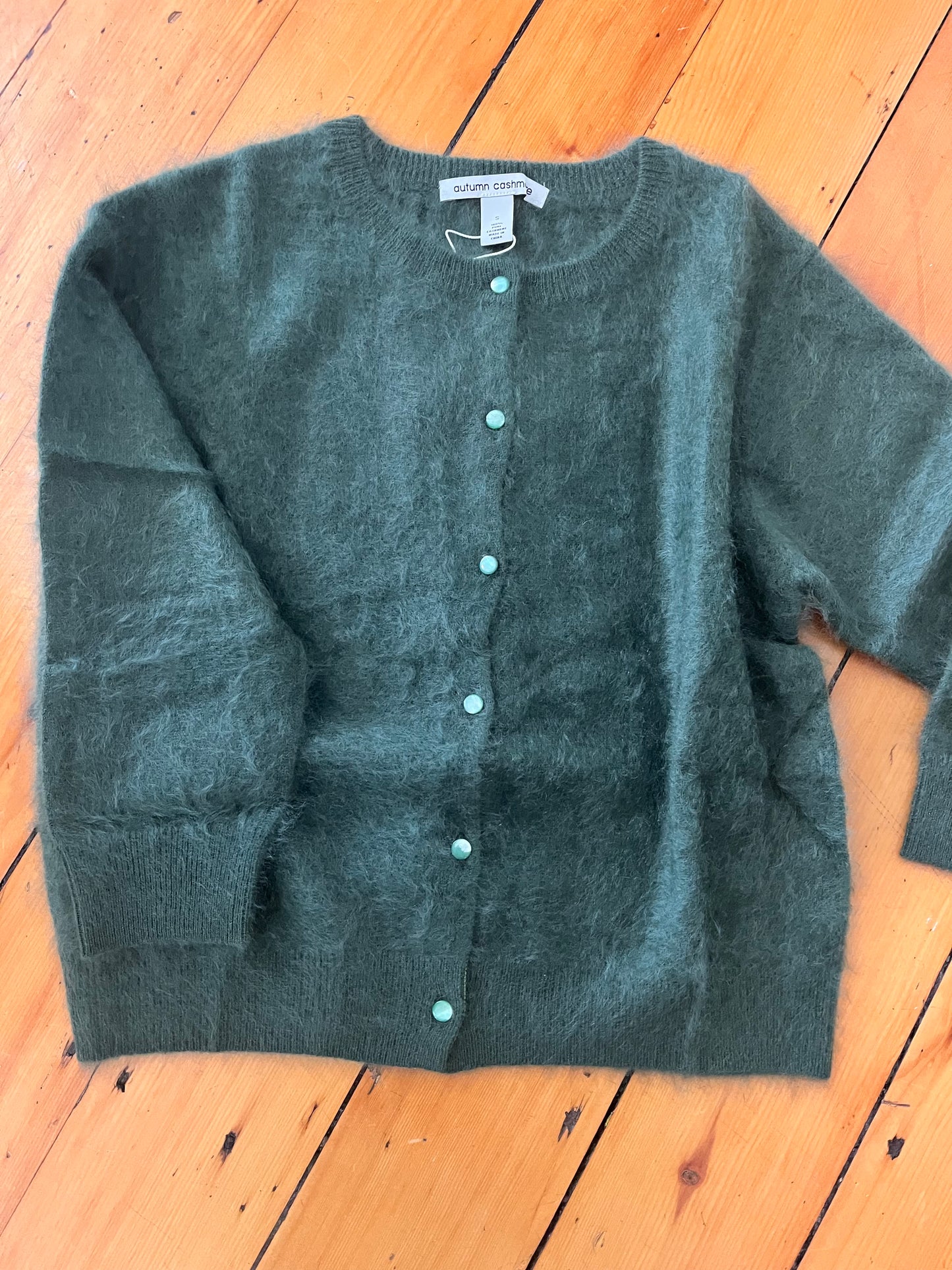 Autumn Cashmere fluffy baby cardigan in 2 colors