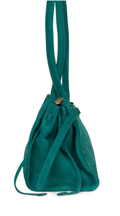 Suede East to West handbag