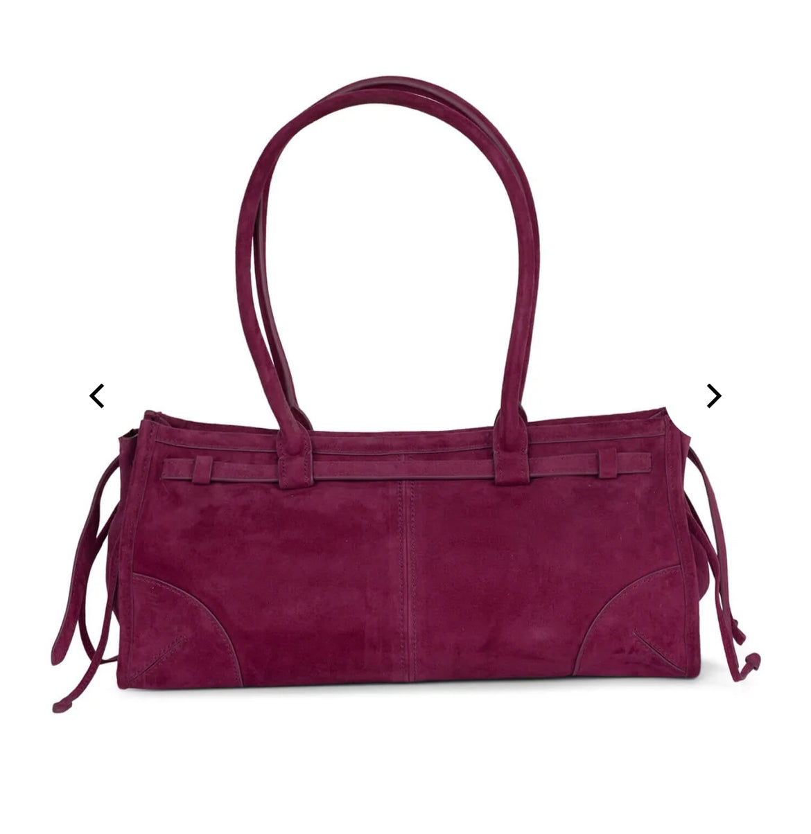 Suede East to West handbag