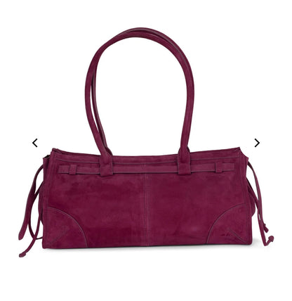 Suede East to West handbag